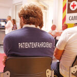 Schulungstag des BRK-Patientenfahrdienst Bayreuth - Mitarbeitende des BRK-Patientenfahrdienstes informieren sich über die Rahmenbedingungen im Patientenfahrdienst.