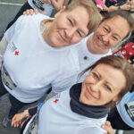 Teilnehmerinnen der BRK-Läufergruppe beim 5-km-Lauf des Maisel`s FunRun 2024.