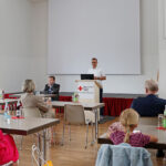 Markus Ruckdeschel, BRK-Kreisgeschäftsführer Bayreuth, bei der Jubiläumsfeier 10-Jahre BRk-Kinderhaus.